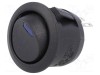 Rocker Switch SPST 2 ON-OFF 10A 250VAC 10A 24VDC Negru cu LED