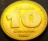 Cumpara ieftin Moneda 10 DINARI / DINARA - YUGOSLAVIA, anul 1992 *cod 3248 B, Europa