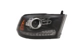 Far Ram 1500/2500/3500, 05.2012-2015, montare fata, dreapta, cu lentile; cu indicator led; cu lumina de zi; cu lumina de parcare LED; Tip=USA; HB3+Hi