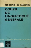 Cours de linguistique generale / Ferdinand de Saussure