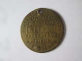 Rar! Jeton Hill &amp; Co.Sunderland cca.1830,comercianti exportatori de imbracaminte