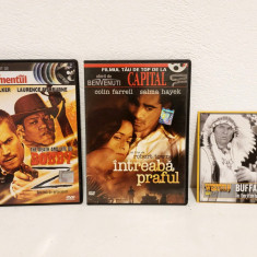 Lot 3 DVD filme de colectie: Buffalo Bill + The Death and Life of Bobby+Intreaba