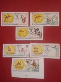 FUJEIRA, SPORT MUNICH SUPRATIP. - 6 VALORI IMPERF. MNH