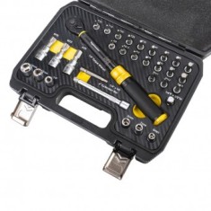 Set cheie dinamometrica 1/4&ldquo;, 5-25Nm, in trusa cu biti