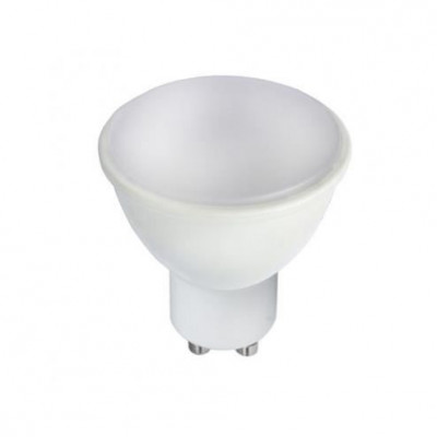 Bec spot led, lumina calda, 3000K, dulie GU10, 7W, Gelux foto