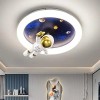 Lustra LED ASTRONAUT, 89W, lumina Rece/Calda/Neutra, Alb Albastru, Alessandro DESIGN