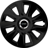 Set 4 Capace Roti 17 inchi (R17) Stratos Negru, Compatibile Cu Smart