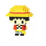 Set De Constructie Figurina Luffy Innovium&trade;, Personaj Anime Inspirat Din One Piece, 150+ Piese ABS, Miniatura De Colectie 6 &times; 4 &times; 7 CM