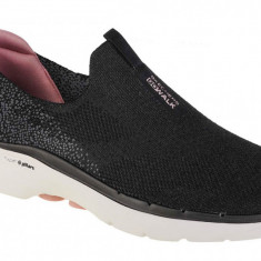 Pantofi pentru adidași Skechers Go Walk 6 124502-BKPK negru