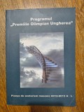 Planse de ezoterism masonic 6012-6013 A.L. - Programul Premiile Olimpian Ungherea / R8P4S