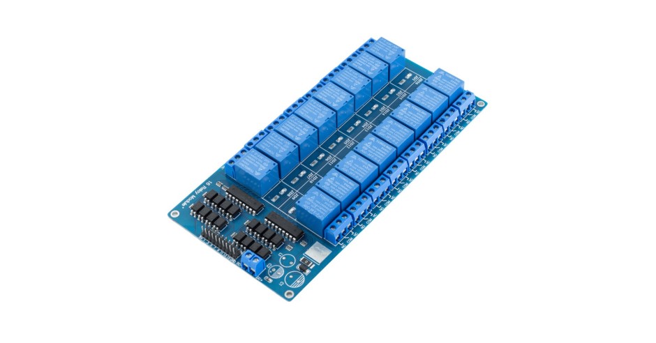 Modul 16 relee 5V – Control echipamente 220V cu Arduino și Raspberry Pi ...