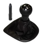 Nuca schimbator viteze cu manson, cu adaptor con de plastic, compatibil Peugeot 307, 5 viteze