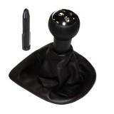 Nuca schimbator viteze cu manson, cu adaptor con de plastic, compatibil Peugeot 307, 5 viteze