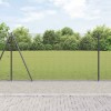 VidaXL &Icirc;ngrădire cu st&acirc;lpi Gri 1.2 x 25 m Oțel