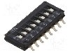 Intrerupator DIP, 2 pozitii, montare SMT, 8 sectiuni, OMRON OCB - A6H-8101
