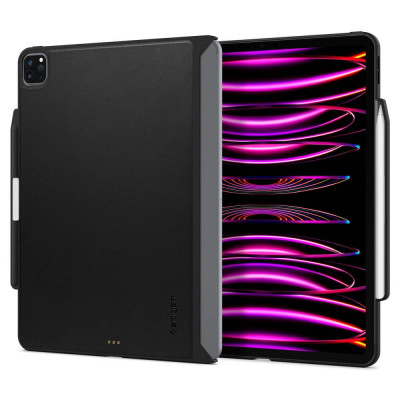 Husa Spigen Thin Fit Pro pentru Apple iPad Pro 12.9 4/5/6/2020-2022 Negru foto