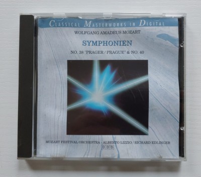 CD - Mozart - Shymphonien no. 38 and no. 39, Mozart Festival Orchestra foto