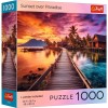 Puzzle trefl 1000 colectia sua apus de soare peste paradis poster inclus