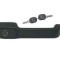 Maner usa exterior Fiat Uno (146 A/E), 1989-06.2002, cu 5 usi, negru, cu orificiu pentru insertie de blocare a usii, 864.5873/(50.004.317-?), FATA Dr