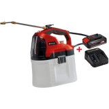 Pulverizator electric pe acumulator Einhell PXC GE-WS 18/75 Li-Solo, volum curgere 60 l/h, rezervor 8.2 L, presiune max. 3.5 bar, lungime furtun 140 c