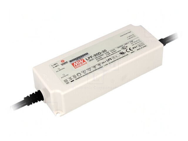 Alimentator LED 90W 30VDC 3A