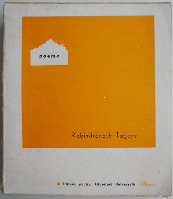 Poeme &amp;ndash; Rabindranath Tagore (coperta putin uzata) foto