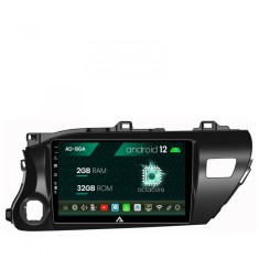 Navigatie Toyota Hilux (2015+), Android 13, A-Octacore 2GB RAM + 32GB ROM, 9 Inch - AD-BGA10002+AD-BGRKIT086 foto
