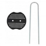 Cuie Tip U 15 Cm Cu Rozeta 6 Cm, Pt Fixare Folii - Set 20