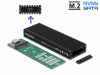 CARCASA EXTERNA COMBO USB TYPE-C PT. M.2 NVME PCIE SAU SATA SSD 42004 DELOCK