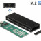 CARCASA EXTERNA COMBO USB TYPE-C PT. M.2 NVME PCIE SAU SATA SSD 42004 DELOCK