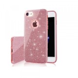 Husa pentru Xiaomi Poco M6 / Redmi 13C 5G, OEM, Glitter, Roz