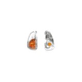 Lampa semnalizare oglinda exterioara Opel Movano, 01.2010-, fata, Stanga, W16W; alb cu insertie galbena, EU