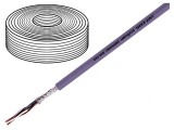 Cablu PVC Violet 2x2x0,22mm2 Cu