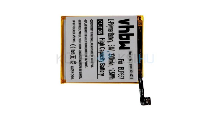 Baterie de telefon mobil VHBW OnePlus BLP657 - 3300mAh, 3.85V, Li-polymer