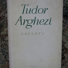 Tudor Arghezi - Versuri (1959, editie bibliofila, hartie velina tigarete)