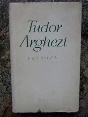 Tudor Arghezi - Versuri (1959, editie bibliofila, hartie velina tigarete) foto