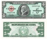 Cuba 5 Pesos 1960 P-92 UNC