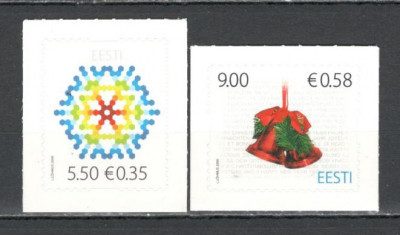 Estonia.2009 Nasterea Domnului autoadezive SE.165 foto