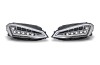 Set faruri tuning VW GOLF VII (5K), 10.2012-2017, LED; manual; crom, transparent; TUNING; LED,