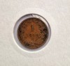 Austria 1 Kreuzer 1858 M moneda cupru km # 2186 Franz Joseph I tiraj mic, Europa, Bronz