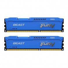 Memorie Kingston FURY Beast Blue 8GB (2x4GB) DDR3 1600MHz CL10 Dual Channel Kit foto