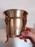 Superbă frapiera din alama masiva și suport din bronz