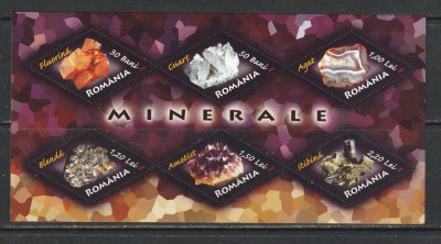 Romania 2006 - #1731B Minerale M/S 1v MNH foto