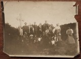 Fotografie de grup la Manastirea Cocos, Galati 1912// fotografie