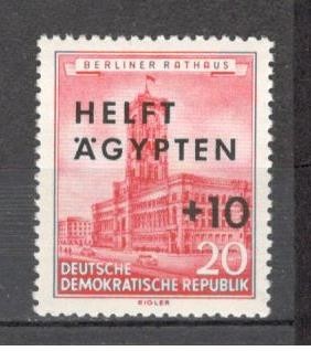 D.D.R.1956 Ajutor ptr. Egipt-supr. SD.35