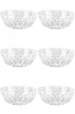 Set boluri, 6 piese, 180 ml, Plastic, Transparent
