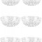 Set boluri, 6 piese, 180 ml, Plastic, Transparent