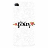 Husa silicon pentru Apple Iphone 4 / 4S, Im So Fancy Floral