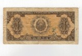 Romania 1952 - 1 leu, uzat
