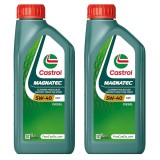 Ulei motor Castrol Magnatec Diesel DPF 5W40, 2L. Ford WSS-M2C917-A, Fiat 9.55535-S2, ACEA C3, API CF, VW 505.00/505.01